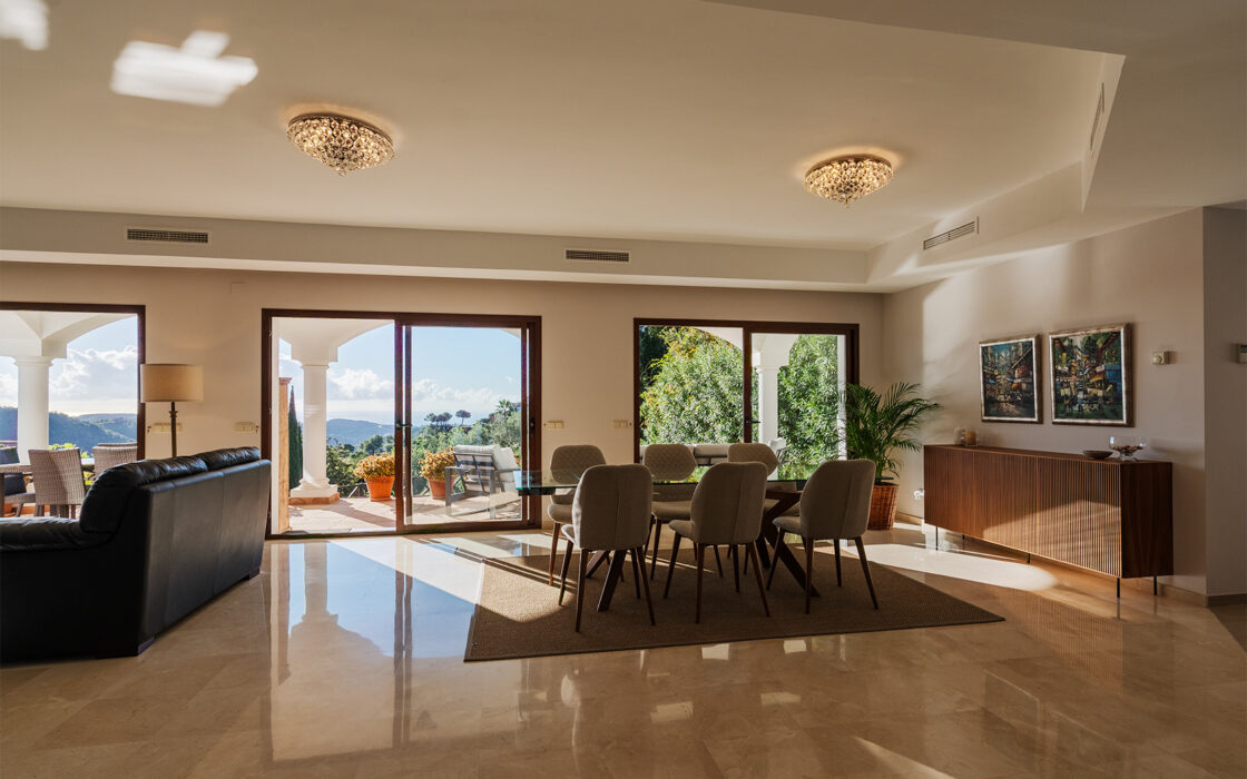 Вілла з панорамним видом на море в Бенахавісі 519 кв.м