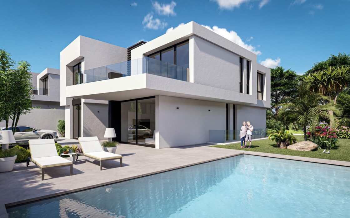 Вилла в La Nucía 342 кв.м с террасой и бассейном