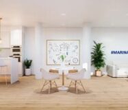 Квартири в Денні з терасами біля моря, 1-4 спальні