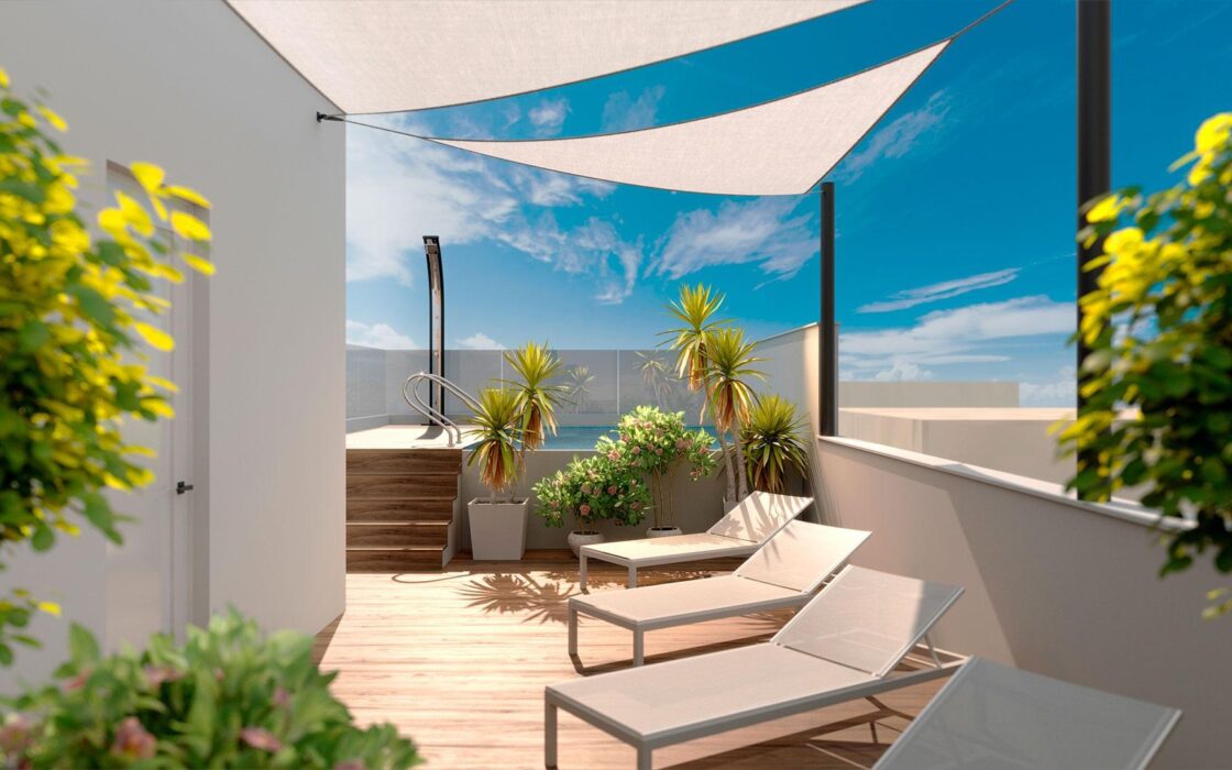 Апартаменты 80 кв.м в Торревьехе 100 метров от моря