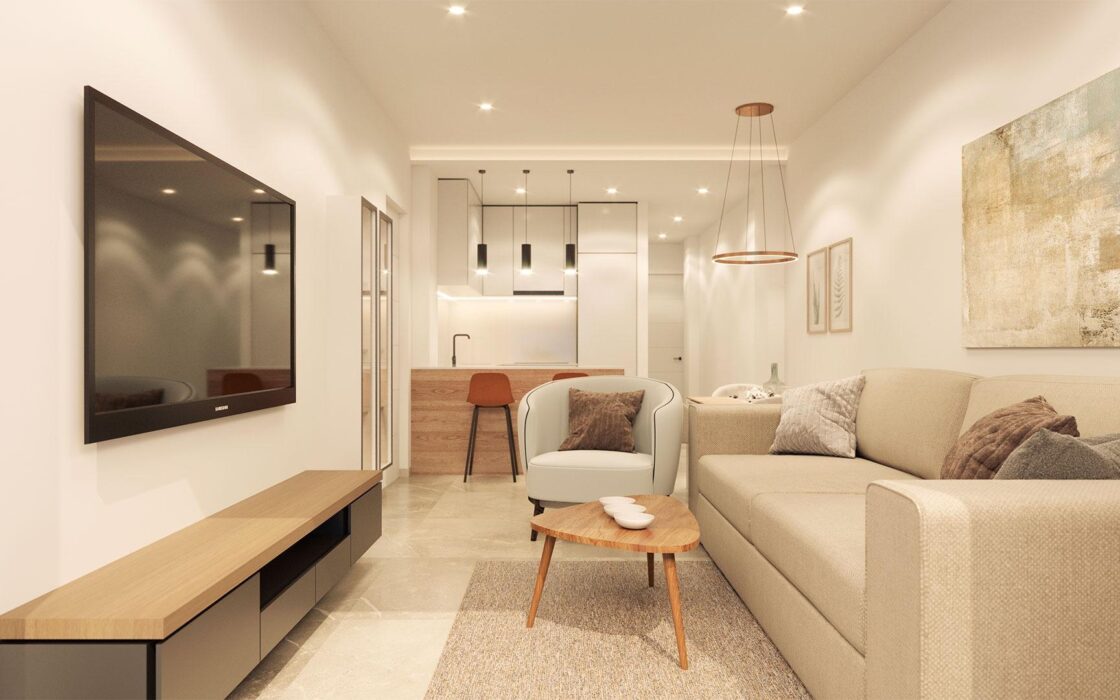 Апартаменты 80 кв.м в Торревьехе 100 метров от моря