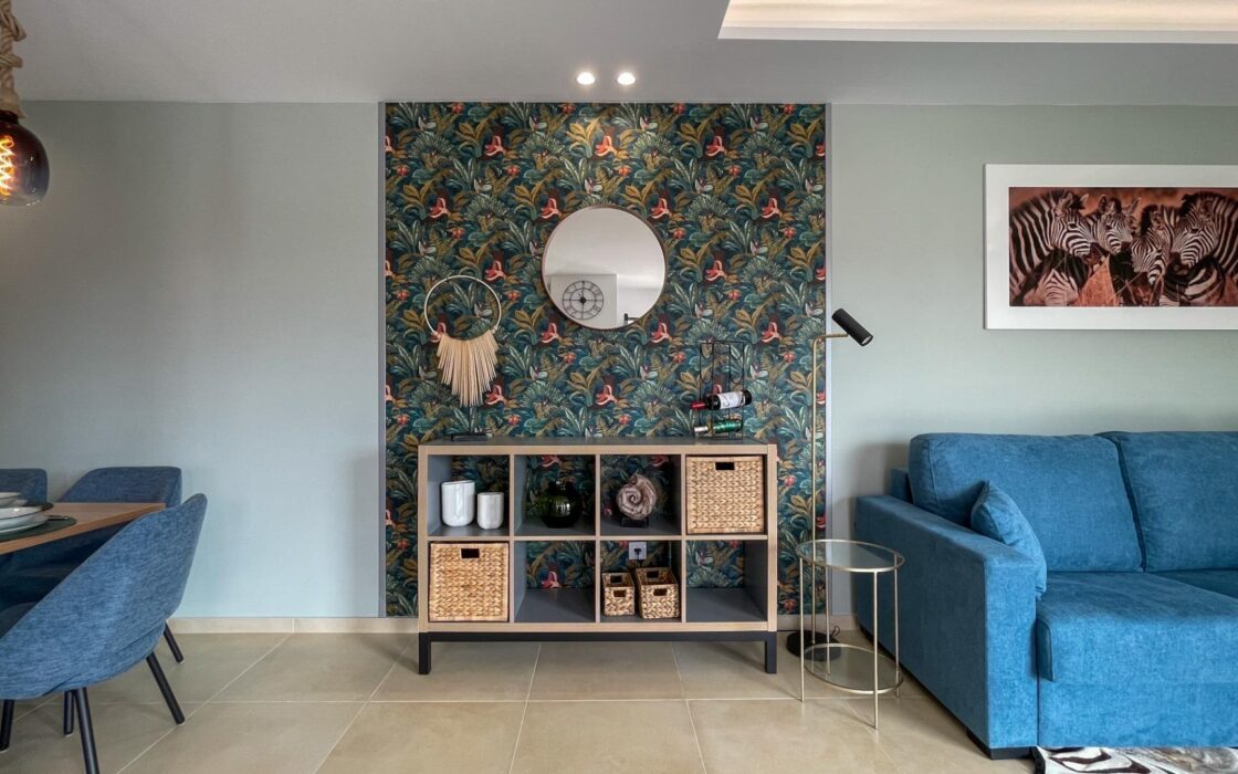 Вилла с террасой у моря в Финестрате, 3 спальни, 107 кв.м