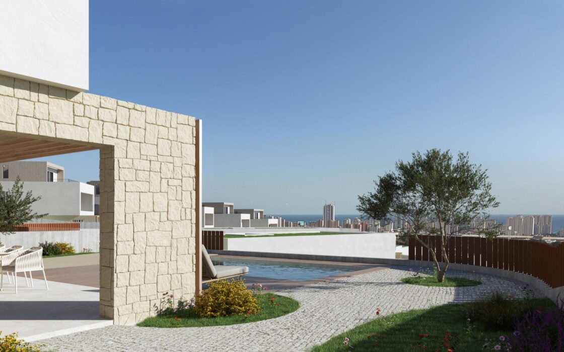 Виллы Mahon в Campana Garden с террасами и бассейном 315 кв.м