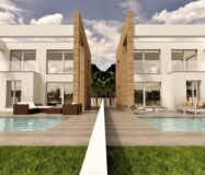 Новые виллы в Торревьехе с бассейном и солярием 238 кв.м.