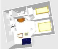 Квартира в Мадриде 31 кв.м с арендой и доходом 400 евро