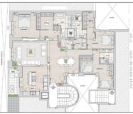 Апартаменты 4 комнаты в Мадриде с террасой 197 кв.м