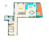 Апартамент у моря в Марбелье с террасой и видом на пляж