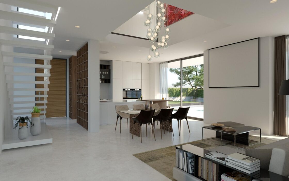 Вилла в Ориуэла Коста у моря 370 кв.м з басейном та терасою