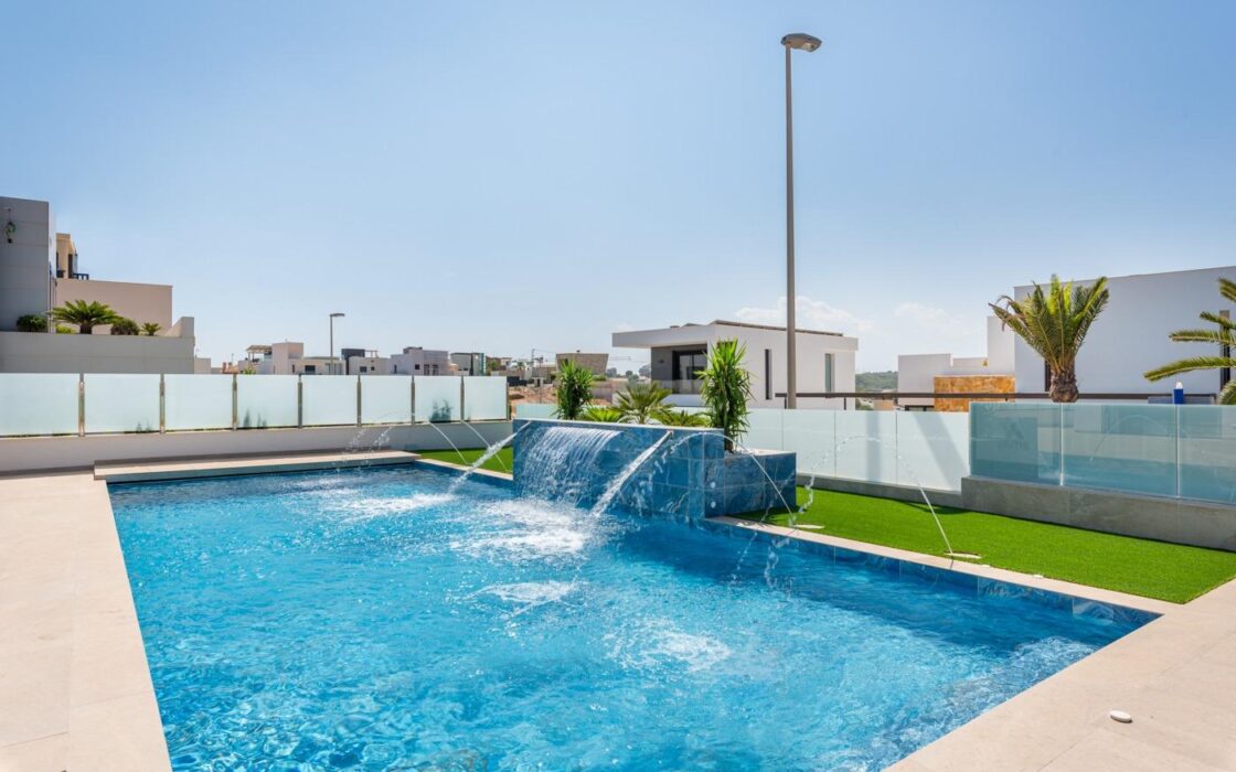 Вилла в Ориуэла Коста 242 кв.м с видом на море и бассейном