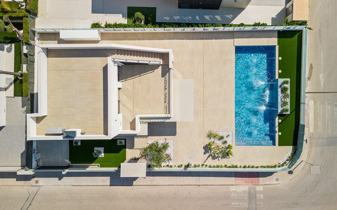 Вилла в Ориуэла Коста 242 кв.м с видом на море и бассейном