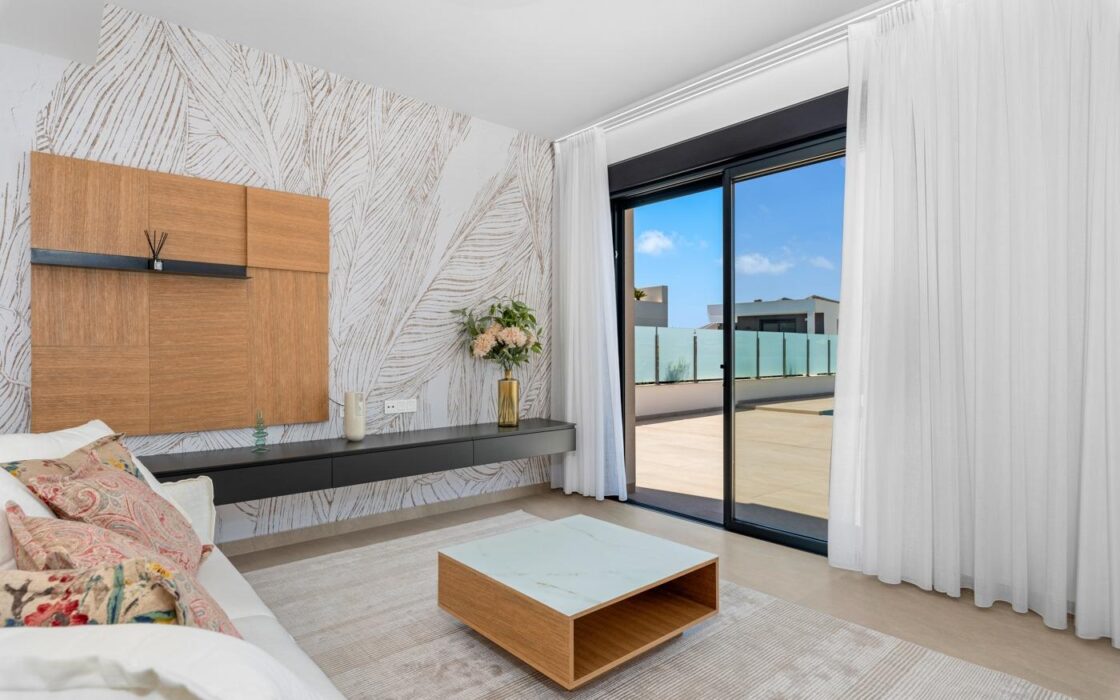 Вилла в Ориуэла Коста 242 кв.м с видом на море и бассейном