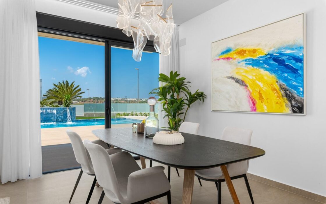 Вилла в Ориуэла Коста 242 кв.м с видом на море и бассейном