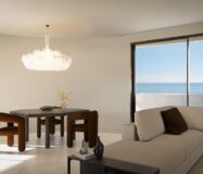 Нові апартаменти в Кальпе 3 кімнати з терасою та басейном