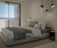 Нові апартаменти в Кальпе 3 кімнати з терасою та басейном