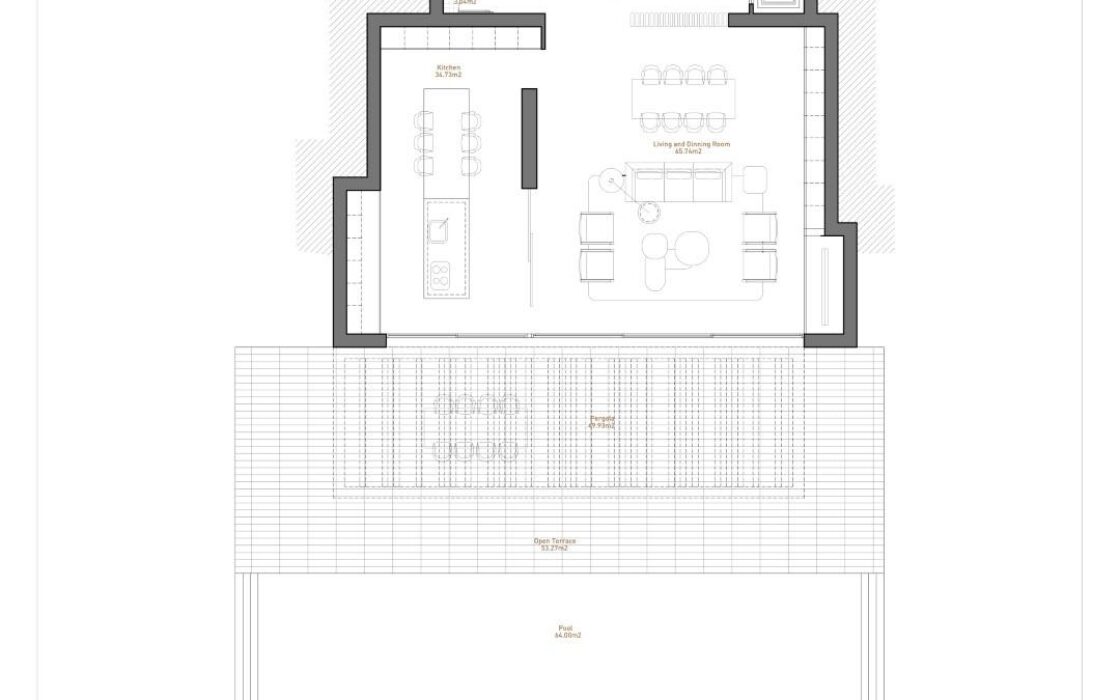 Вілла біля моря в Бенисі 862 кв.м з терасою та видом