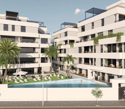 Новий комплекс в Сан-Педро з терасами та басейном