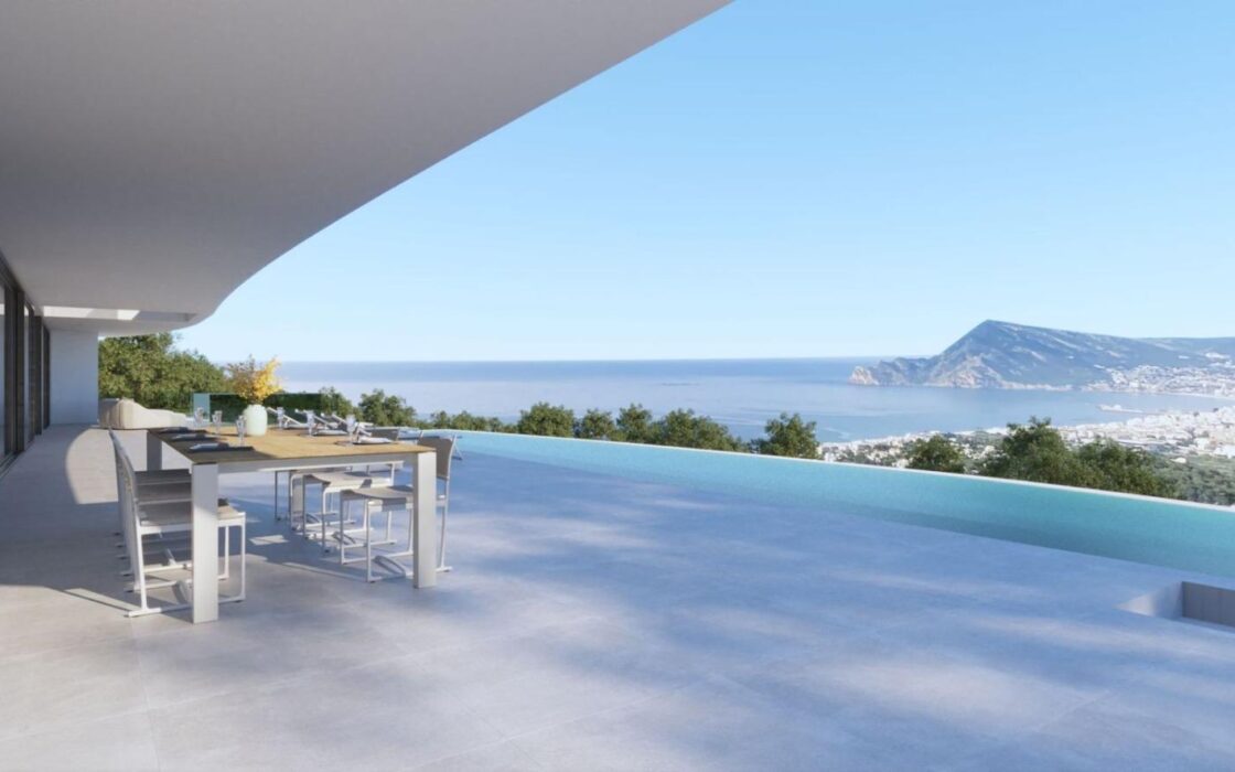 Вілла в Альтеа з терасою та видом на море 424 кв.м