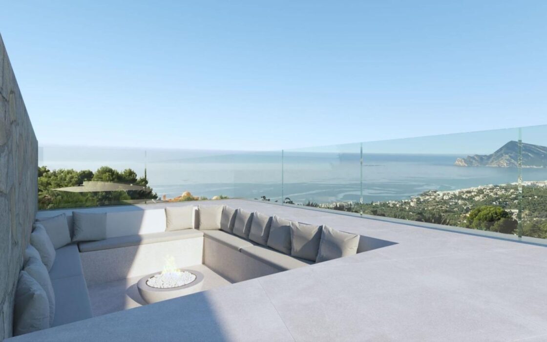 Вілла в Альтеа з терасою та видом на море 424 кв.м