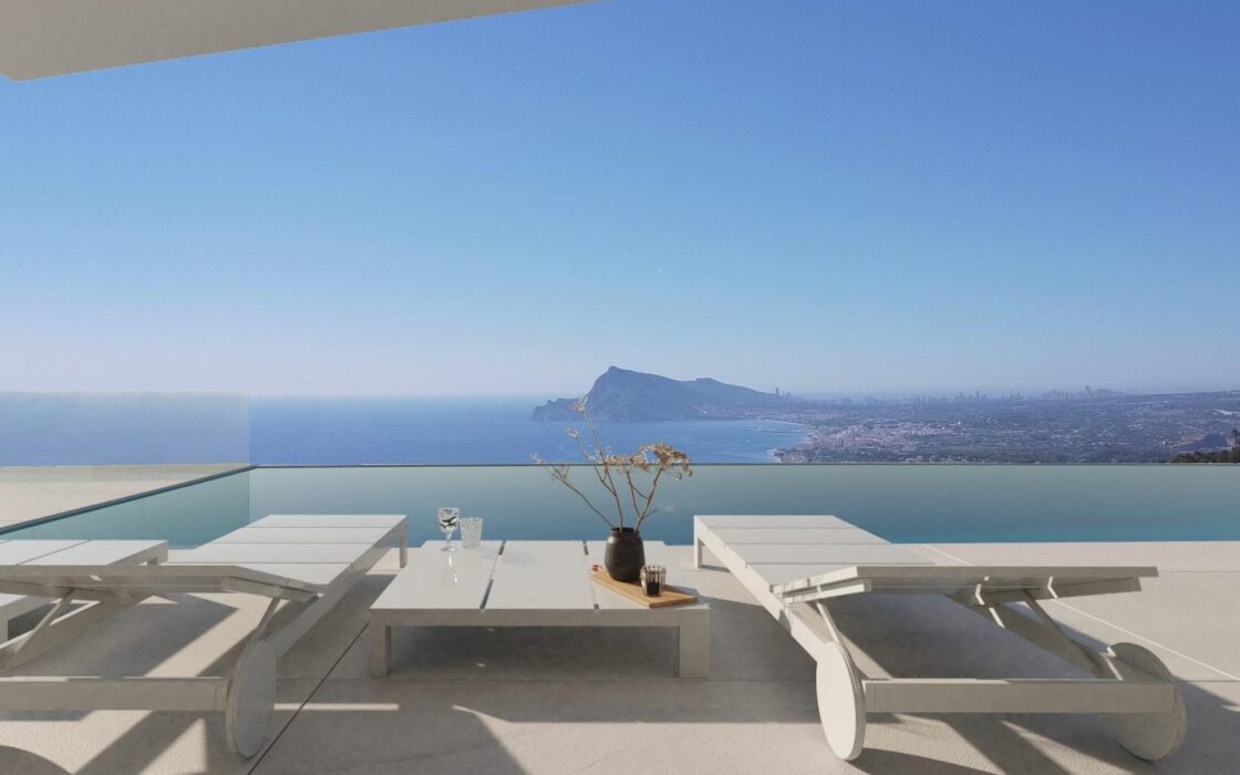 Вілла в Альтеа з терасою та видом на море 424 кв.м