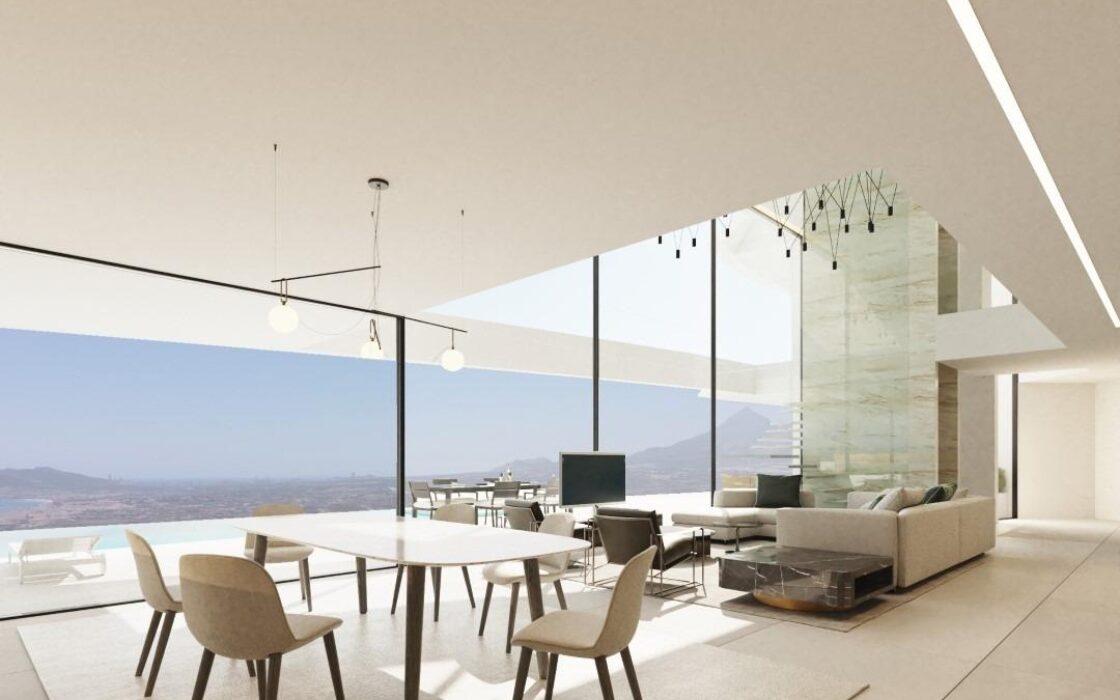 Вілла в Альтеа з терасою та видом на море 424 кв.м