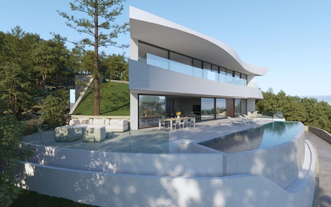 Вілла в Альтеа з терасою та видом на море 424 кв.м