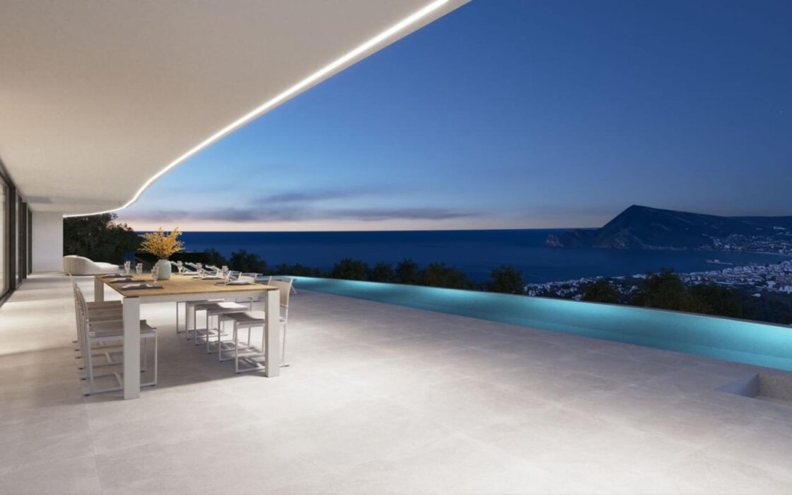 Вілла в Альтеа з терасою та видом на море 424 кв.м