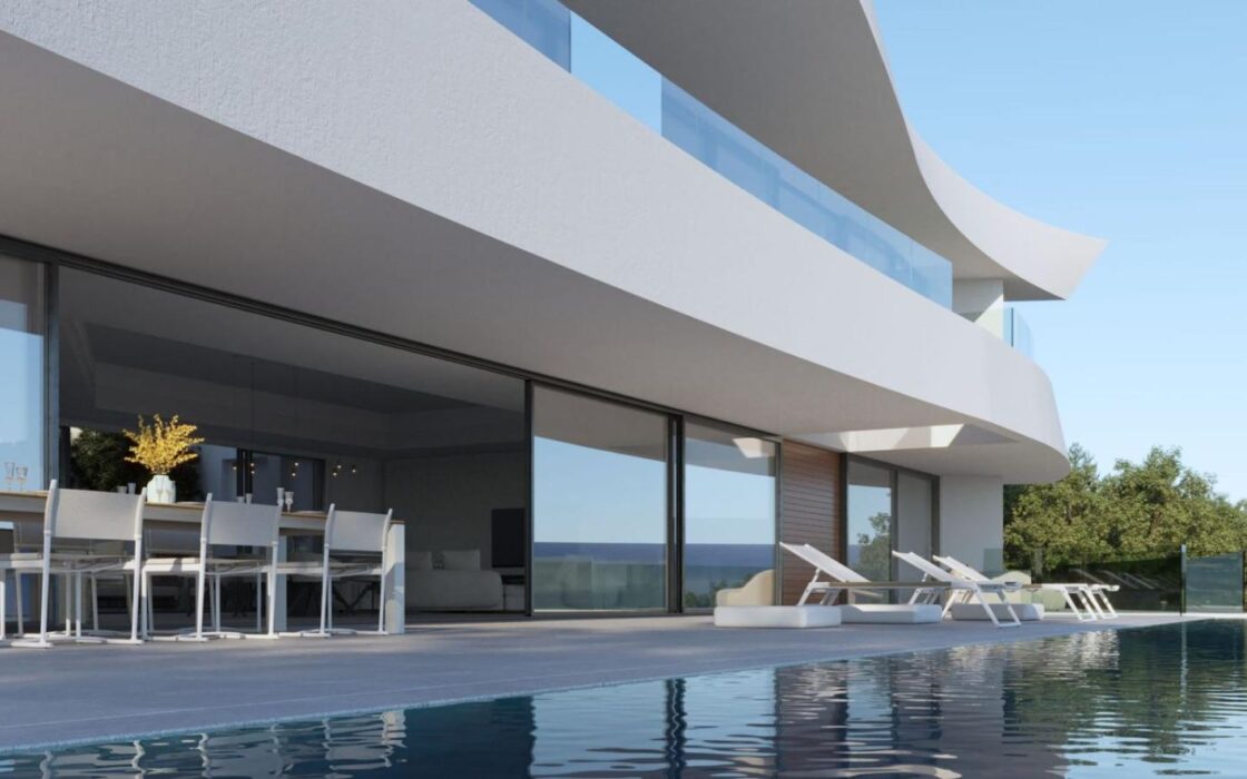 Вілла в Альтеа з терасою та видом на море 424 кв.м