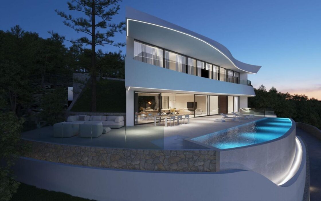 Вілла в Альтеа з терасою та видом на море 424 кв.м