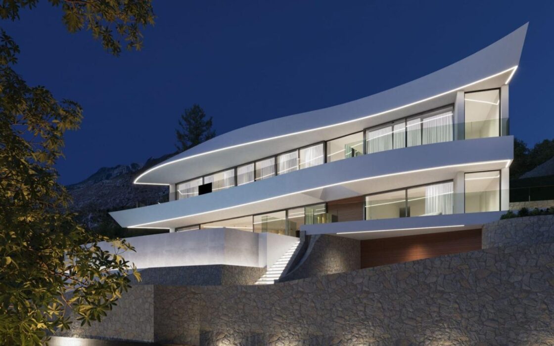 Вілла в Альтеа з терасою та видом на море 424 кв.м