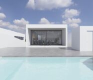 Новые виллы в Ла-Каньяда с террасой и бассейном 160 кв.м.