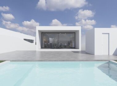 Новые виллы в Ла-Каньяда с террасой и бассейном 160 кв.м.