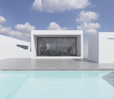 Нові вілли в Ла-Каньяда з терасою та басейном 160 кв.м.