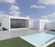 Новые виллы в Ла-Каньяда с террасой и бассейном 160 кв.м.