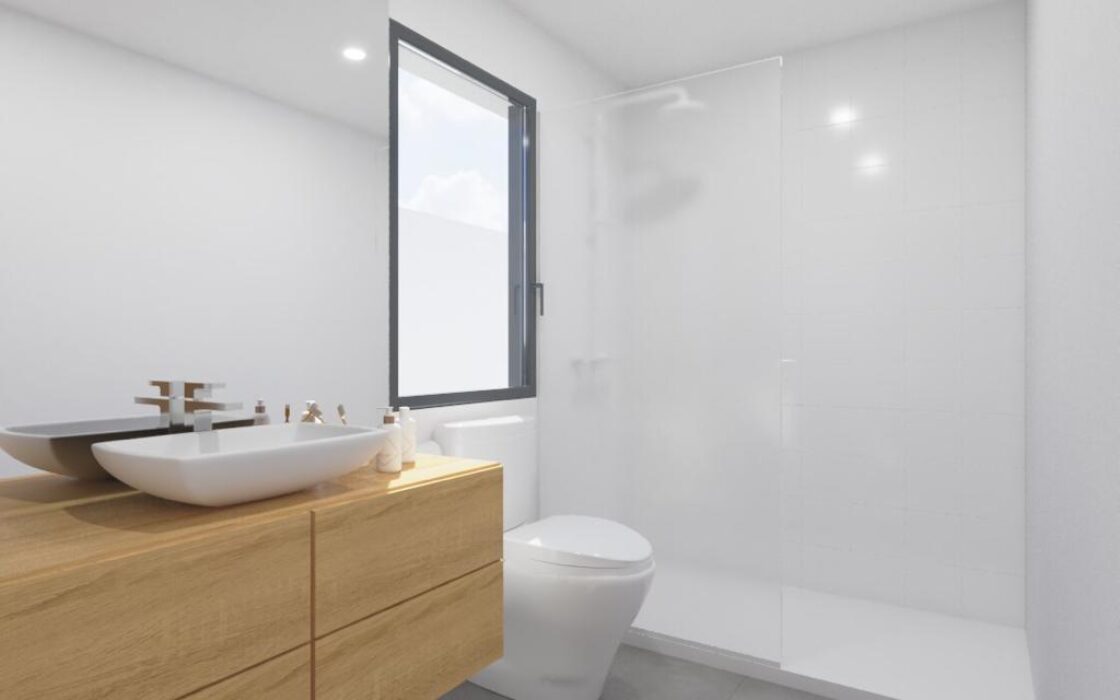 Новые виллы в Ла-Каньяда с террасой и бассейном 160 кв.м.