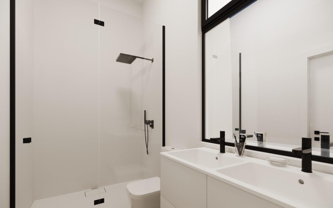 Вілли з басейном у Кальпе, 3 спальні, вид на море