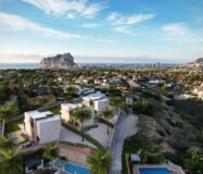 Вілли з басейном у Кальпе, 3 спальні, вид на море