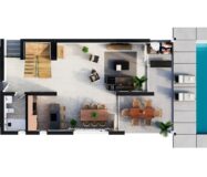 Вілли з басейном у Кальпе, 3 спальні, вид на море