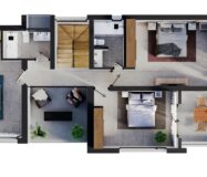 Вілли з басейном у Кальпе, 3 спальні, вид на море