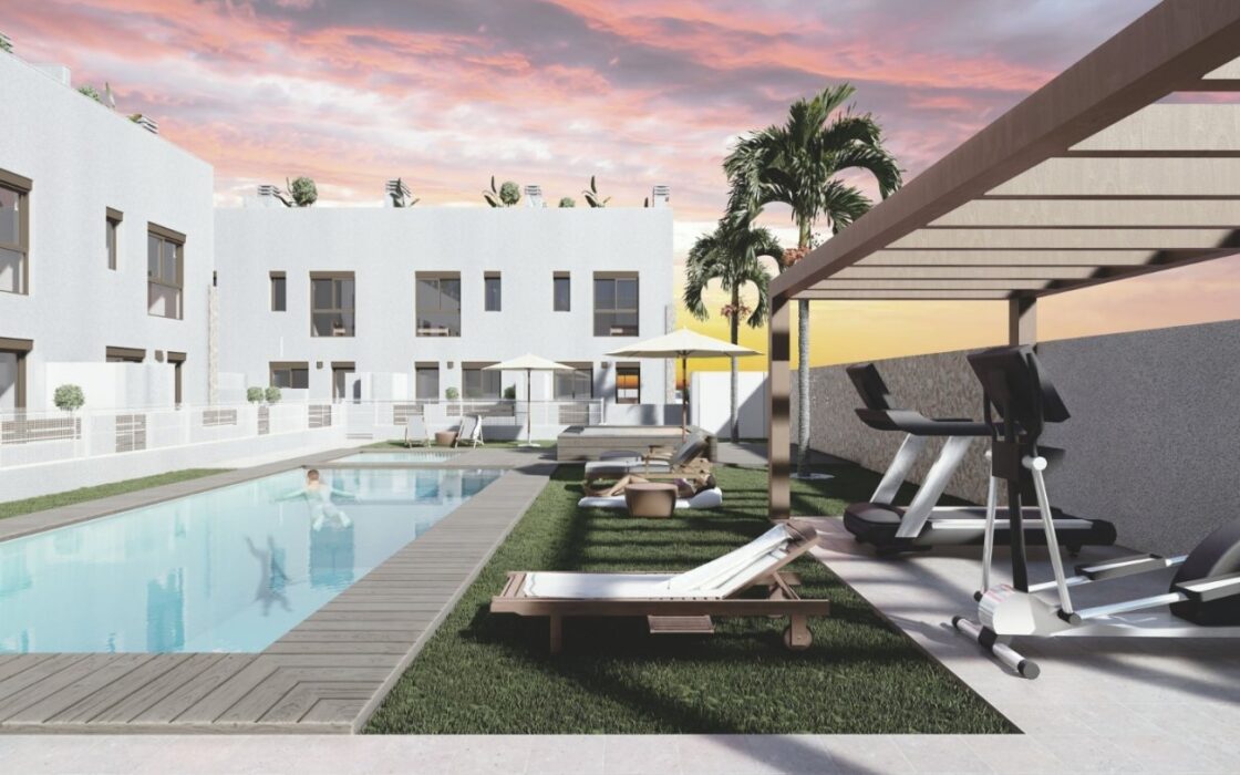 Нові таунхауси в Пилар-де-ла-Орадада з терасою 92 кв.м.