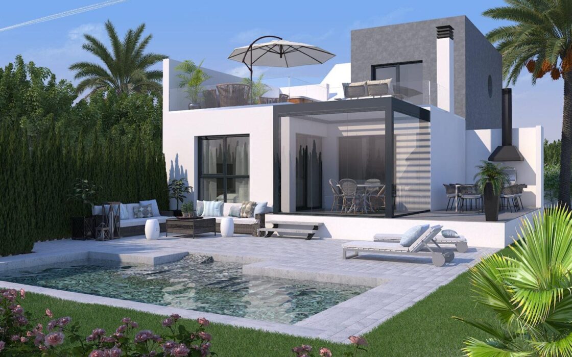 Вілли біля моря в Сан-Хуані, 3 спальні та приватний басейн