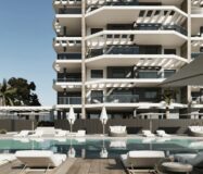 Новые квартиры в Кальпе с видом на море у пляжа