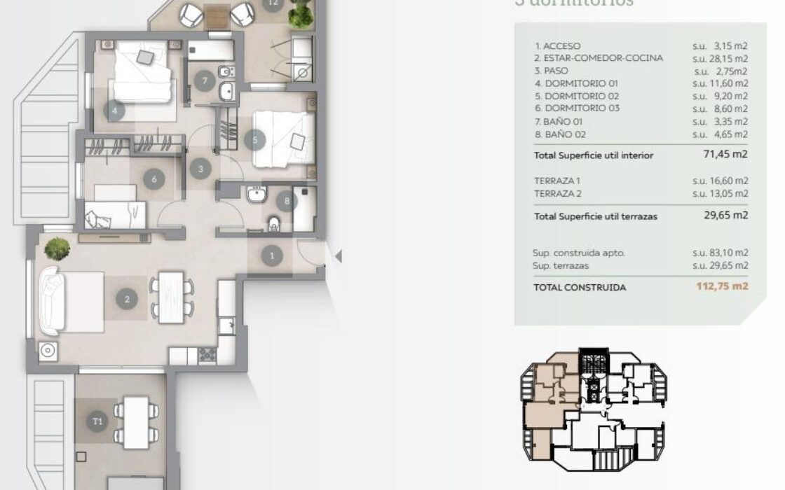 Новые квартиры в Кальпе с видом на море у пляжа