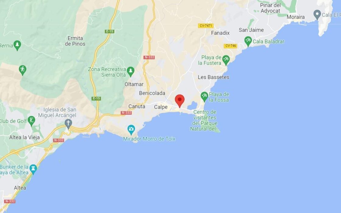 Новые квартиры в Кальпе с видом на море у пляжа