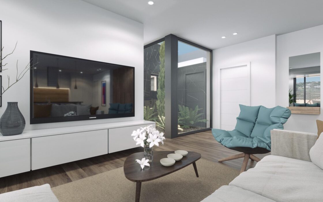 Виллы с видом на море в Финестрате, Коста Бланка, 3 спальни