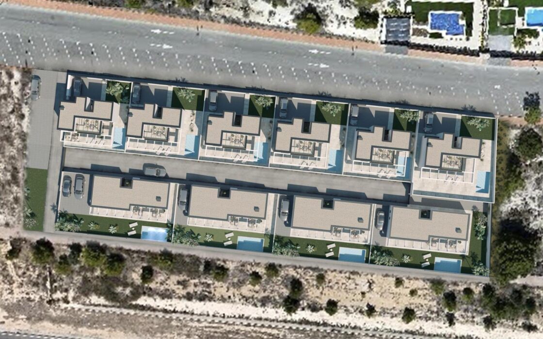 Виллы с видом на море в Финестрате, Коста Бланка, 3 спальни