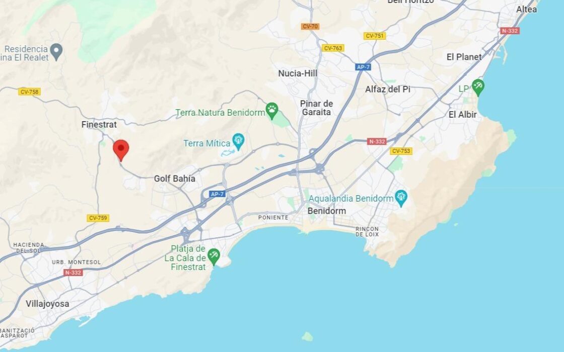 Виллы с видом на море в Финестрате, Коста Бланка, 3 спальни