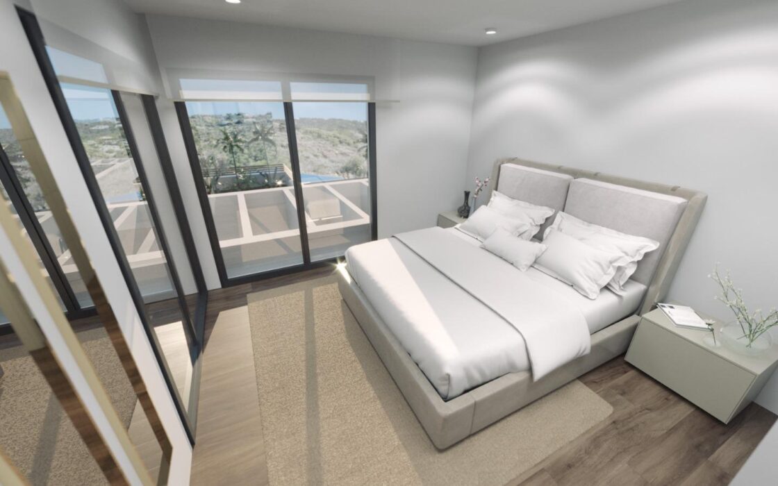 Вилла с видом на море в Финестрате, Коста-Бланка 482 кв.м