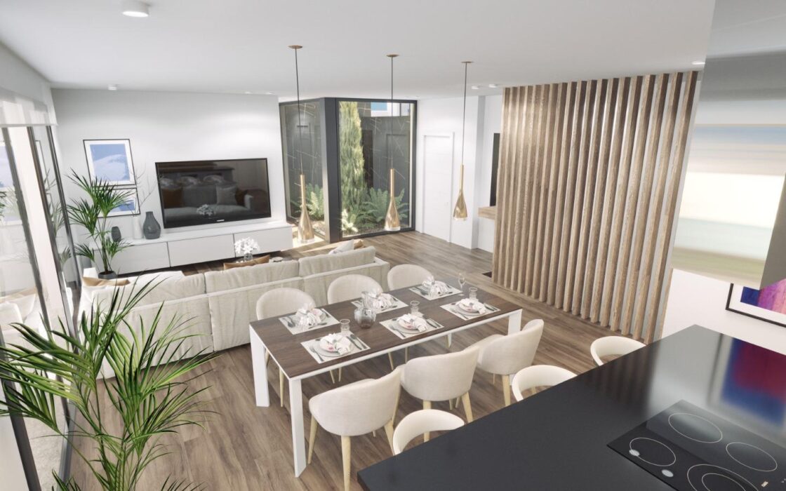 Вилла с видом на море в Финестрате, Коста-Бланка 482 кв.м