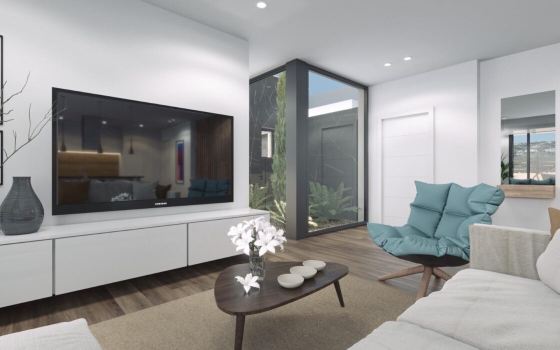 Вилла с видом на море в Финестрате, Коста-Бланка 482 кв.м