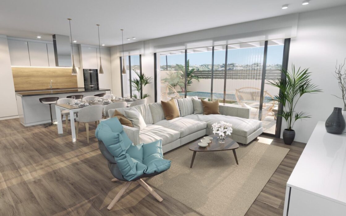 Вилла с видом на море в Финестрате, Коста-Бланка 482 кв.м